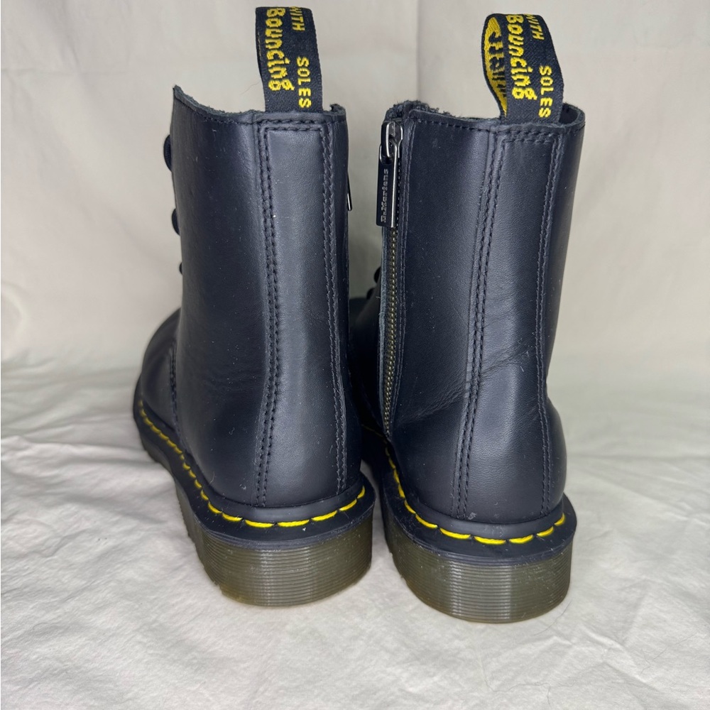 Dr. Martens Black Zip-Up Boots - Picture 4 of 6